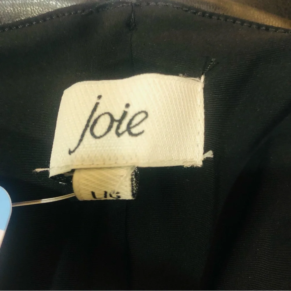 NWT New JOIE Faux Leather leggings Black Vegan various sizes MSRP $198 - Picture 10 of 13